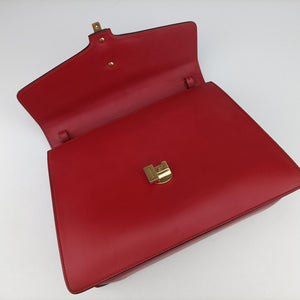 Pre-owned Gucci Sylvie Red Leather 431665 shoulderbag | stylenewstar