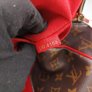 Pre-owned Louis Vuitton RETIRO PM brown×COQUELICOT Monogram Canvas×calf leather M50057 shoulderbag | stylenewstar