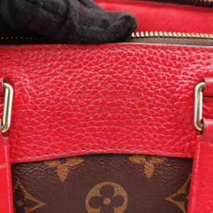 Pre-owned Louis Vuitton RETIRO PM brown×COQUELICOT Monogram Canvas×calf leather M50057 shoulderbag | stylenewstar