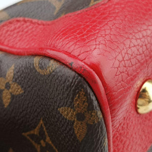 Pre-owned Louis Vuitton RETIRO PM brown×COQUELICOT Monogram Canvas×calf leather M50057 shoulderbag | stylenewstar