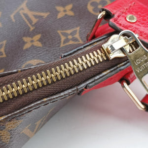 Pre-owned Louis Vuitton RETIRO PM brown×COQUELICOT Monogram Canvas×calf leather M50057 shoulderbag | stylenewstar