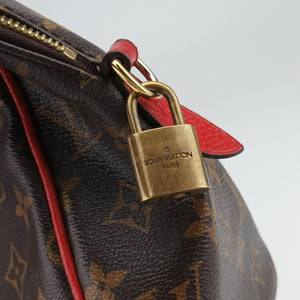Pre-owned Louis Vuitton RETIRO PM brown×COQUELICOT Monogram Canvas×calf leather M50057 shoulderbag | stylenewstar