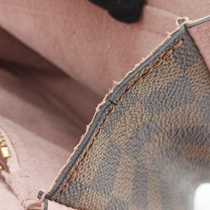 Pre-owned Louis Vuitton Wight EBENE×Magnolia Damier Canvas×Taurillon Leather N64418 shoulderbag | stylenewstar