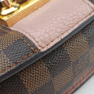 Pre-owned Louis Vuitton Wight EBENE×Magnolia Damier Canvas×Taurillon Leather N64418 shoulderbag | stylenewstar