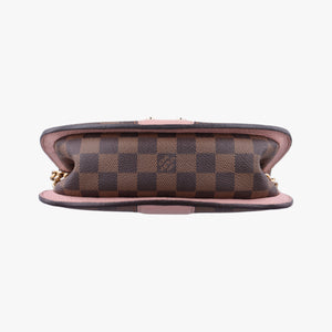 Pre-owned Louis Vuitton Wight EBENE×Magnolia Damier Canvas×Taurillon Leather N64418 shoulderbag | stylenewstar