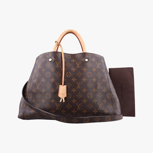 Pre-owned Louis Vuitton MONTAIGNE GM Brown Monogram Canvas M41067 shoulderbag | stylenewstar