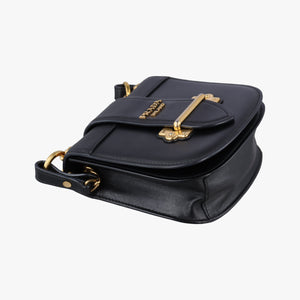 Secondhand Prada Pionniere Black leather 1BH056 shoulderbag | stylenewstar