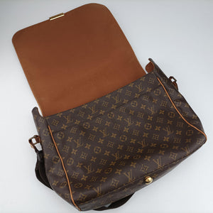 Pre-owned Louis Vuitton ABBESSES brown Monogram Canvas M45257 crossbodybag | stylenewstar