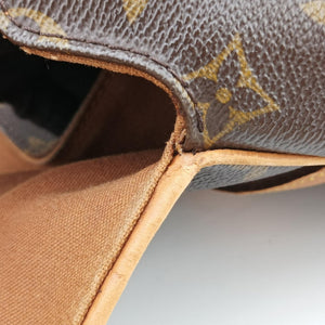 Pre-owned Louis Vuitton ABBESSES brown Monogram Canvas M45257 crossbodybag | stylenewstar