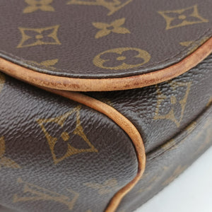 Pre-owned Louis Vuitton ABBESSES brown Monogram Canvas M45257 crossbodybag | stylenewstar