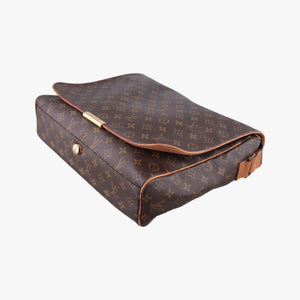 Pre-owned Louis Vuitton ABBESSES brown Monogram Canvas M45257 crossbodybag | stylenewstar