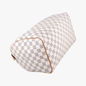 Pre-owned Louis Vuitton Speedy 30 AZUR Damier Canvas N41533 handbag | stylenewstar