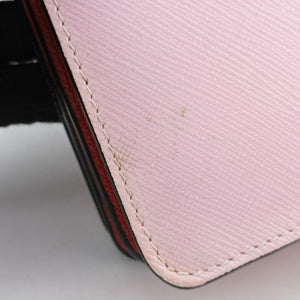 Secondhand Prada Lip print pink×Multicolour Saffiano Leather shoulderbag | stylenewstar