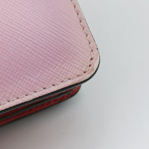 Secondhand Prada Lip print pink×Multicolour Saffiano Leather shoulderbag | stylenewstar