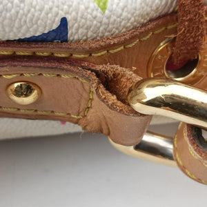 Pre-owned Louis Vuitton Petit Noe white Monogram Multicolor M42229 shoulderbag | stylenewstar