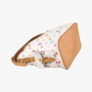 Pre-owned Louis Vuitton Petit Noe white Monogram Multicolor M42229 shoulderbag | stylenewstar