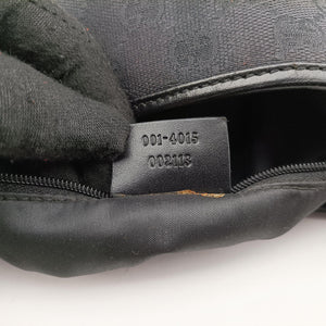 Pre-owned Gucci Jackie Black canvas 001-40 shoulderbag | stylenewstar