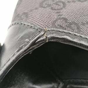 Pre-owned Gucci Jackie Black canvas 001-40 shoulderbag | stylenewstar