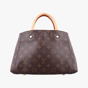 Pre-owned Louis Vuitton Montaigne BB brown Monogram Canvas M41055 handbag | stylenewstar