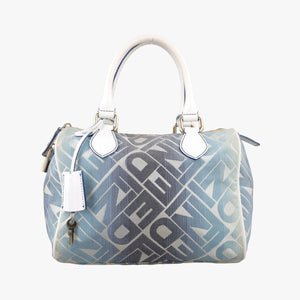 Vintage Fendi Forever Gradient Print White×Blue Canvas × Leather 8BL068 handbag | stylenewstar