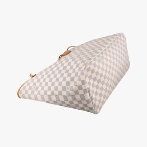 Pre-owned Louis Vuitton NEVERFULL GM Azur Damier Canvas N51108 handbag | stylenewstar
