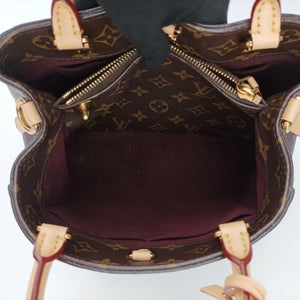 Pre-owned Louis Vuitton Montaigne BB Brown Monogram Canvas M41055 handbag | stylenewstar