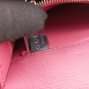 Pre-owned Gucci Interlocking 1973 Flap Pink Leather 277522 shoulderbag | stylenewstar