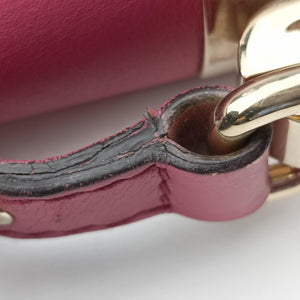 Pre-owned Gucci Interlocking 1973 Flap Pink Leather 277522 shoulderbag | stylenewstar