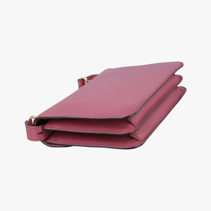 Pre-owned Gucci Interlocking 1973 Flap Pink Leather 277522 shoulderbag | stylenewstar