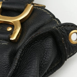 Pre-owned Chloe Mercy Black Leather shoulderbag | stylenewstar