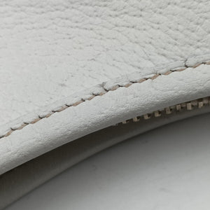 Vintage Gucci Abbey White Leather 130738 shoulderbag | stylenewstar