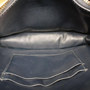 Pre-owned Christian Dior Saddle Navy jacquard bum bag/waist bag | stylenewstar