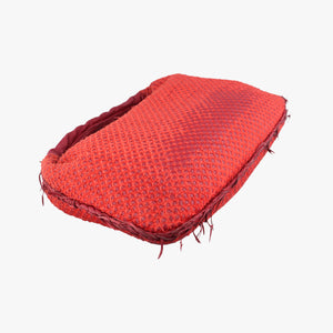 Pre-owned Bottega Veneta Intrecciato Red lambskin handbag | stylenewstar