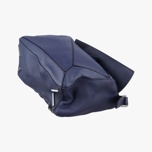 Pre-owned Loewe Puzzle Blue Leather shoulderbag | stylenewstar