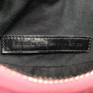 Pre-owned Balenciaga Le Cagole Pink Sparkling Fabric shoulderbag | stylenewstar