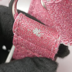 Pre-owned Balenciaga Le Cagole Pink Sparkling Fabric shoulderbag | stylenewstar