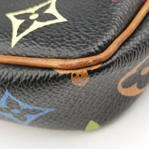 Vintage Louis Vuitton Pochette Accessoires Noir Monogram Multicolor M92648 handbag | stylenewstar
