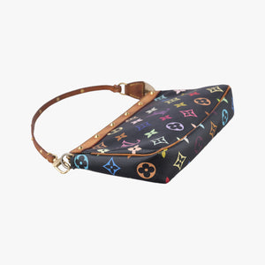 Vintage Louis Vuitton Pochette Accessoires Noir Monogram Multicolor M92648 handbag | stylenewstar