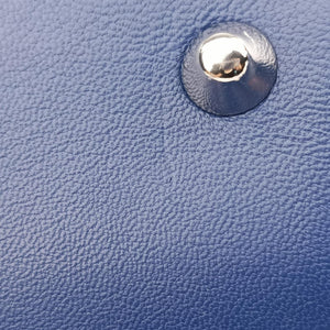Secondhand Christian Dior Soft Lady Dior Blue lambskin handbag | stylenewstar