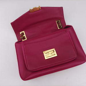 Vintage Fendi Be Baguette Rose Leather 8BR677 shoulderbag | stylenewstar