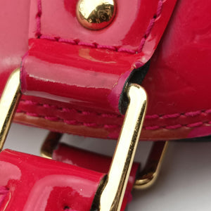 Pre-owned Louis Vuitton Alma BB pomme d'amour Vernis M90174 shoulderbag | stylenewstar