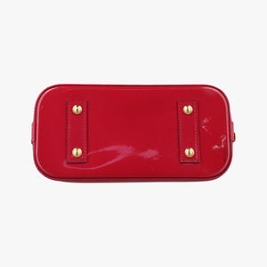 Pre-owned Louis Vuitton Alma BB pomme d'amour Vernis M90174 shoulderbag | stylenewstar