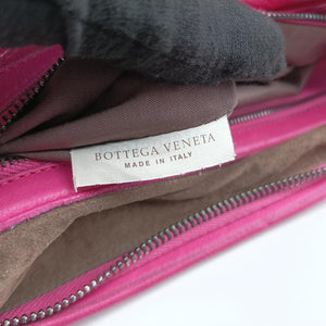 Pre-owned Bottega Veneta Intrecciato Rose lambskin handbag | stylenewstar