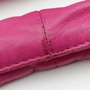 Pre-owned Bottega Veneta Intrecciato Rose lambskin handbag | stylenewstar