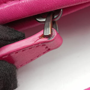 Pre-owned Bottega Veneta Intrecciato Rose lambskin handbag | stylenewstar