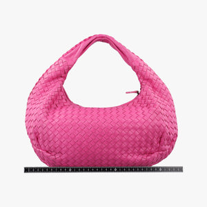 Pre-owned Bottega Veneta Intrecciato Rose lambskin handbag | stylenewstar