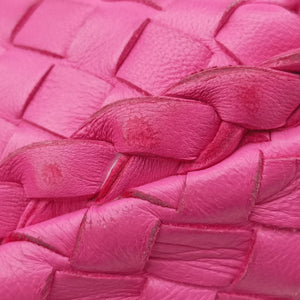 Pre-owned Bottega Veneta Intrecciato Rose lambskin handbag | stylenewstar