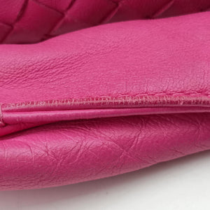 Pre-owned Bottega Veneta Intrecciato Rose lambskin handbag | stylenewstar