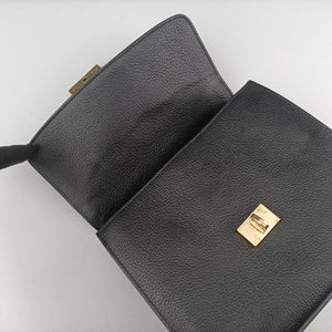 Pre-owned Dolce & Gabbana Greta Black Leather shoulderbag | stylenewstar