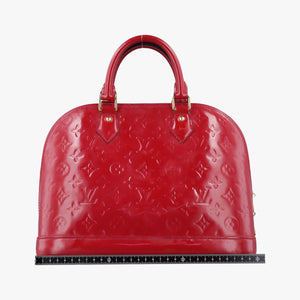 Secondhand Louis Vuitton Alma PM pomme d'amour Vernis M90096 handbag | stylenewstar
